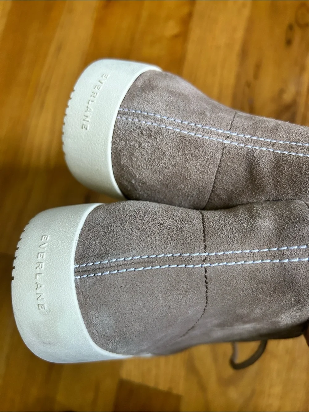 Everlane Boots Men’s The Desert Lace up Boots Size 8 H Taupe Suede Leather